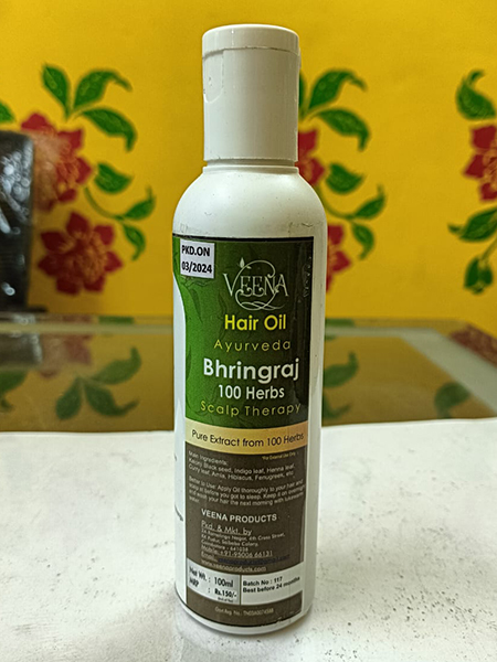 Ayurveda Bhringraj 100 Herbs Scalp Therapy 100 ml